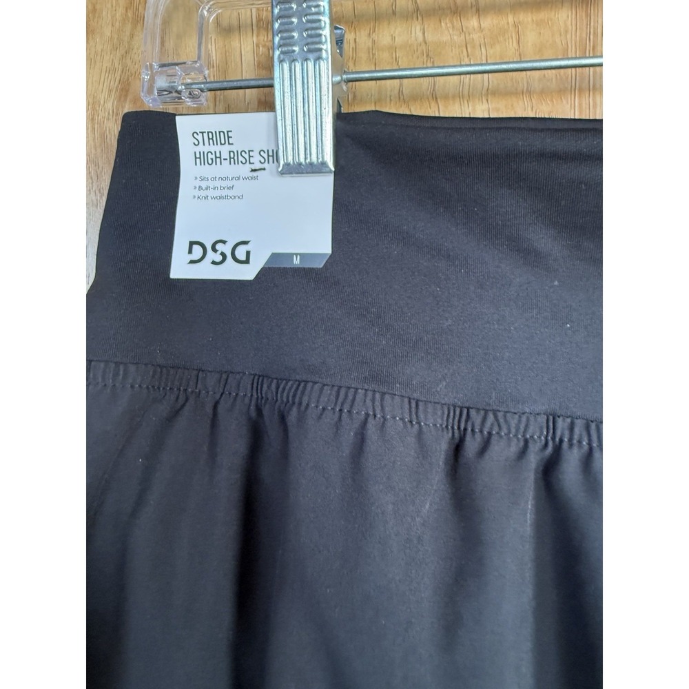 NWT DSG Women's Size Medium 3" High Rise Stride Black Shorts - Picture 2 of 3